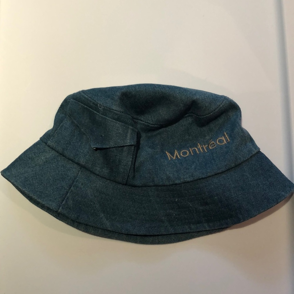 Montreal chambray denim bucket hat